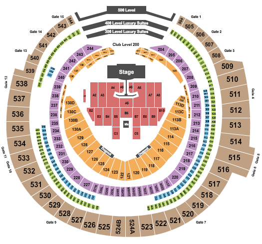 Rogers Centre Pink Seating Chart