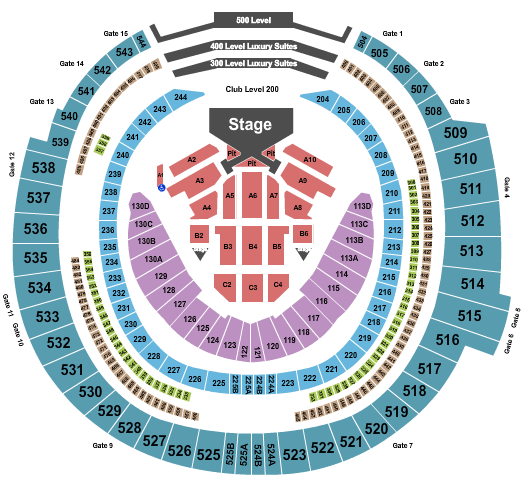 Taylor Swift At Rogers Centre Seating Chart | CloseSeats.com