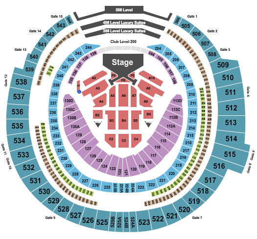 Taylor Swift Rogers Centre Seating Chart