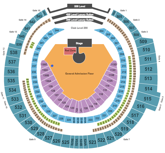 Rogers Centre U2 Seating Chart