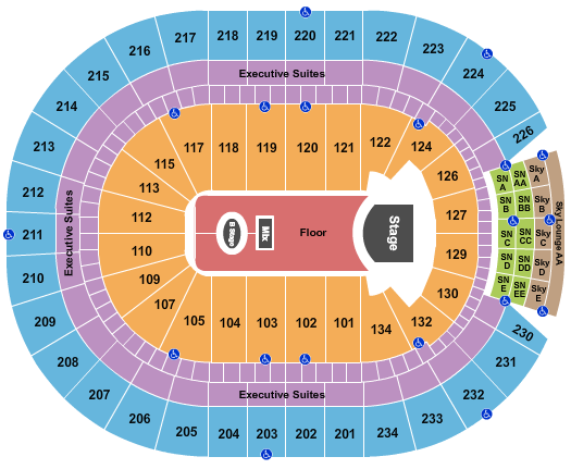 Rogers Place Arcade  Fire Seating Chart