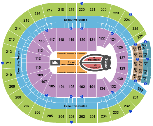 Rogers Place Ariana Grande Seating Chart