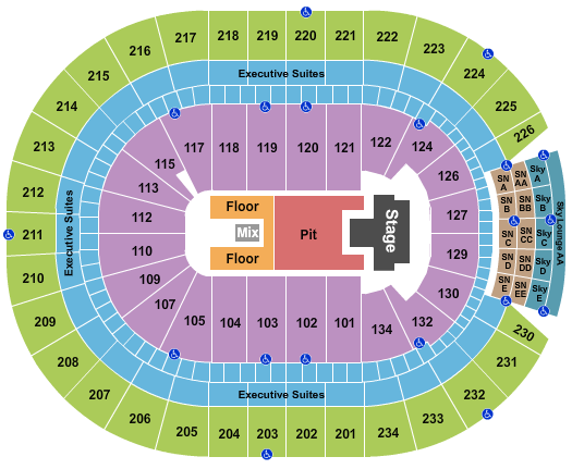 Rogers Place Avenged Sevenfold Seating Chart