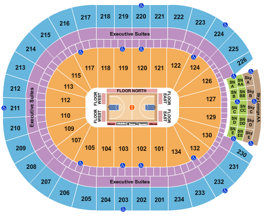 Rogers Place Basketball - Globetrotters Seating Chart