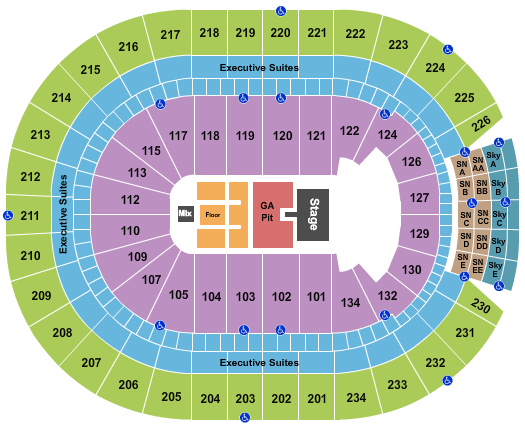 Rogers Place Brantley Gilbert Seating Chart