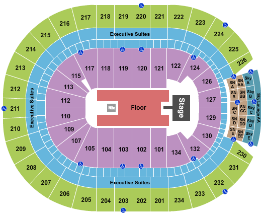 Rogers Place Burna Boy Seating Chart