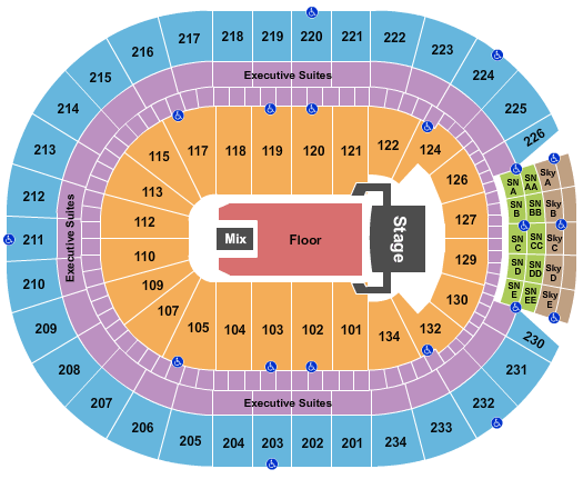 Fargodome Celine Dion Seating Chart