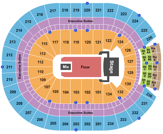 Fargodome Seating Chart Celine Dion