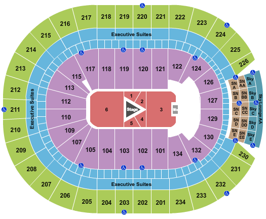 Rogers Place Center Stage Seating Chart