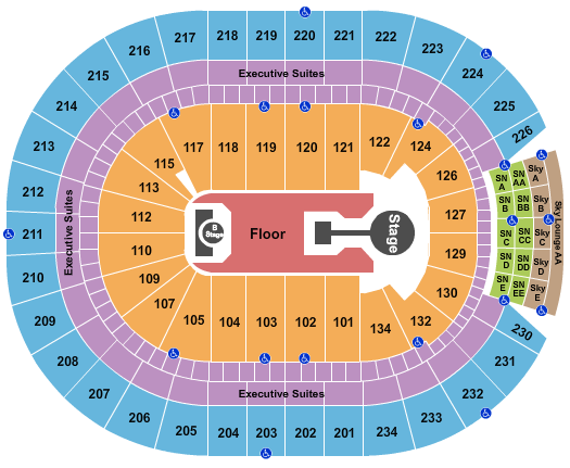 Rogers Place Childish Gambino Seating Chart