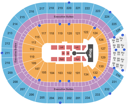 Rogers Place Coldplay Seating Chart