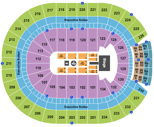 Rogers Place Corey Hart Seating Chart