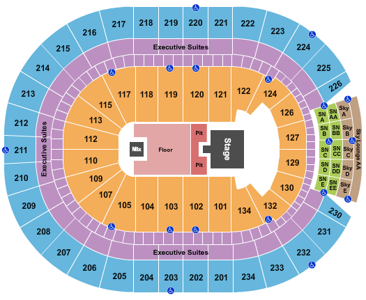Rogers Place Dierks Bentley-2 Seating Chart