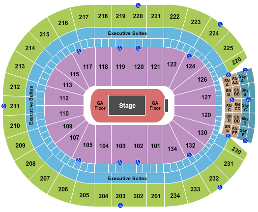 Rogers Place Drake Seating Chart