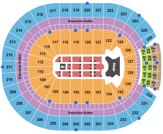 Rogers Place Elton John Seating Chart