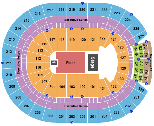 Rogers Place Endstage Reserved Seating Chart