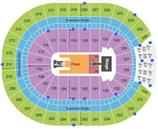 Rogers Place FGL Seating Chart