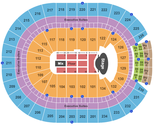 Rogers Place Garth Brooks Seating Chart