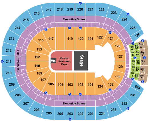 Rogers Place Ghost Seating Chart