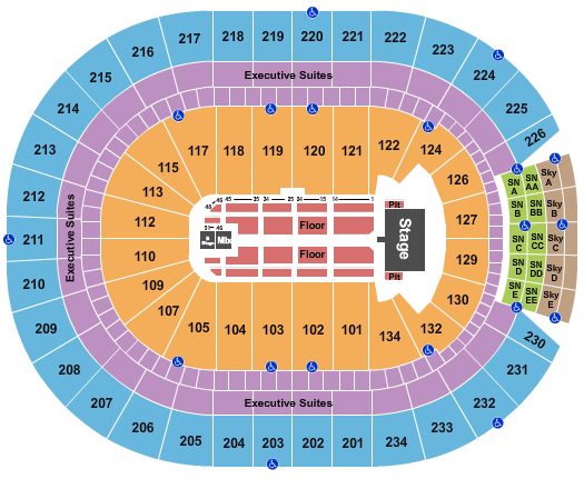 Rogers Place Halsey Seating Chart