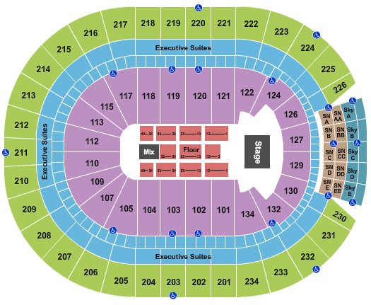 Rogers Place Hedley Seating Chart