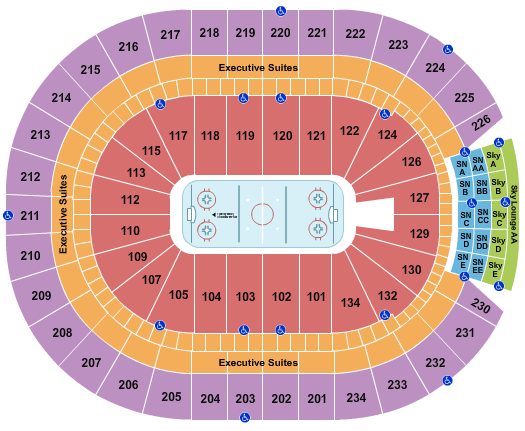 Rogers Place Hockey Seating Chart