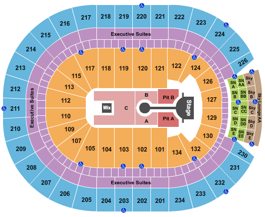 Rogers Place Imagine Dragons 2022 Seating Chart