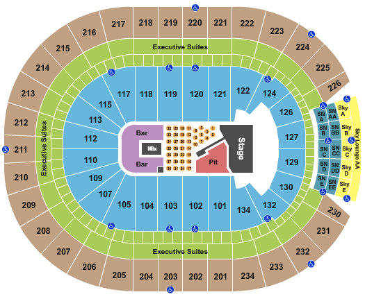 Rogers Place Juno Awards Seating Chart