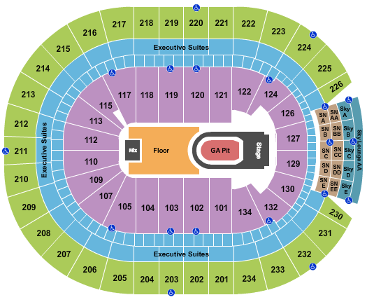 Rogers Place Kane Brown Seating Chart