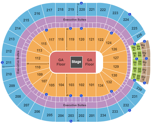 Rogers Place Kanye West Seating Chart