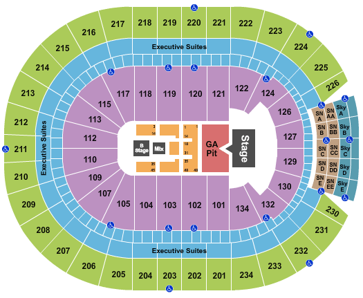 Rogers Place Keith Urban Seating Chart