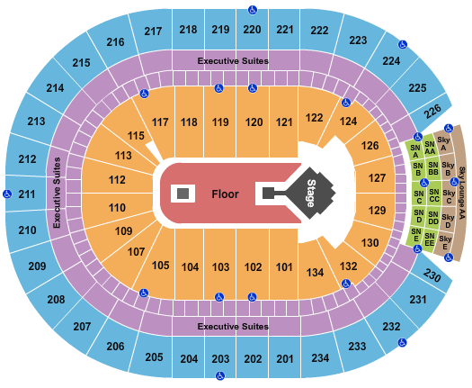 Rogers Place Keshi Seating Chart