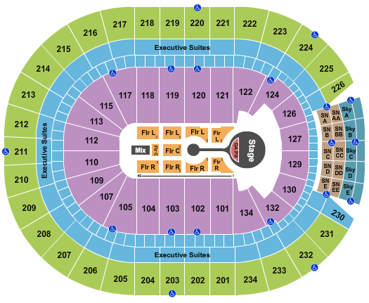 Rogers Place Michael Buble Seating Chart