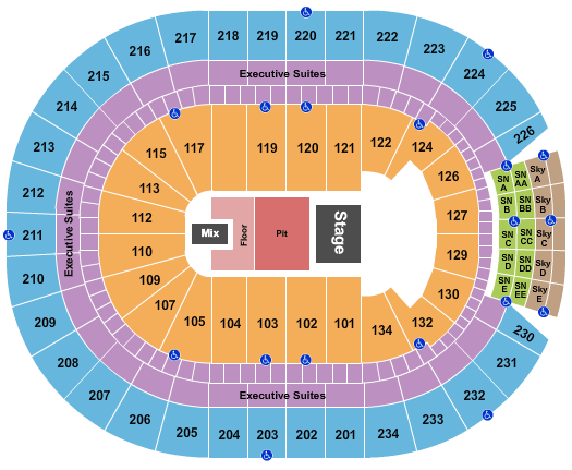 Rogers Place Miranda Lambert Seating Chart