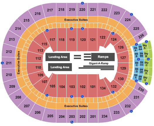 Rogers Place Nitro Circus Seating Chart