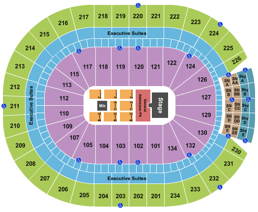 Rogers Place Paul Brandt Seating Chart