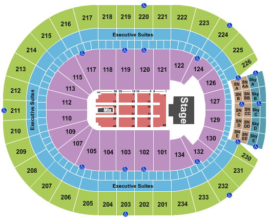 Rogers Place Paul McCartney Seating Chart