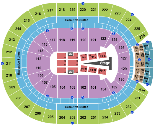 Rogers Place Sam Smith Seating Chart