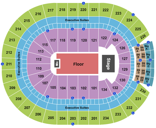 Rogers Place Smashing Pumpkins Seating Chart