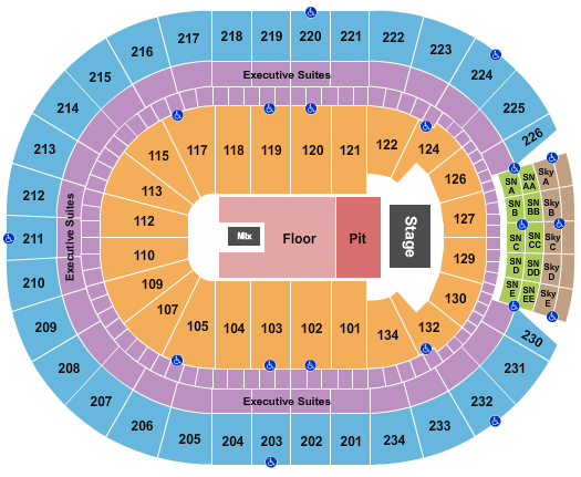 Rogers Place The Offspring Seating Chart