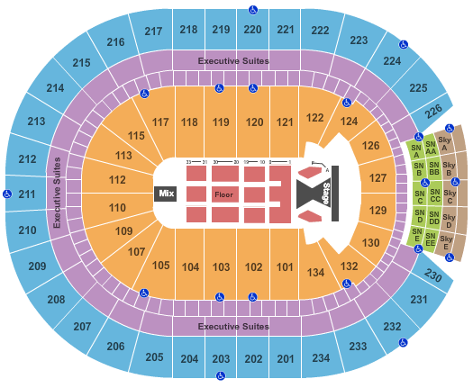 Rogers Place Tim McGraw Seating Chart