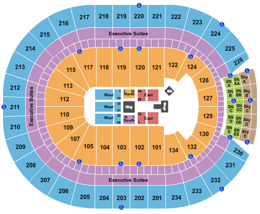 Rogers Place WWE Live Seating Chart