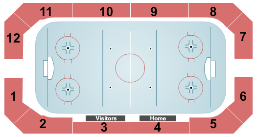Rolling Mix Concrete Arena Hockey Seating Chart