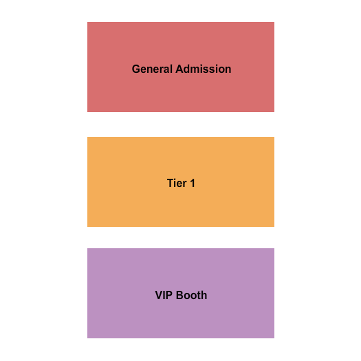 Roof Garden Ballroom at Arnolds Park Amusement Park GA/VIP/Tier Seating Chart