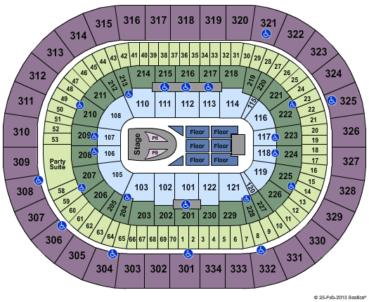 Moda Center at the Rose Quarter Taylor Swift Seating Chart