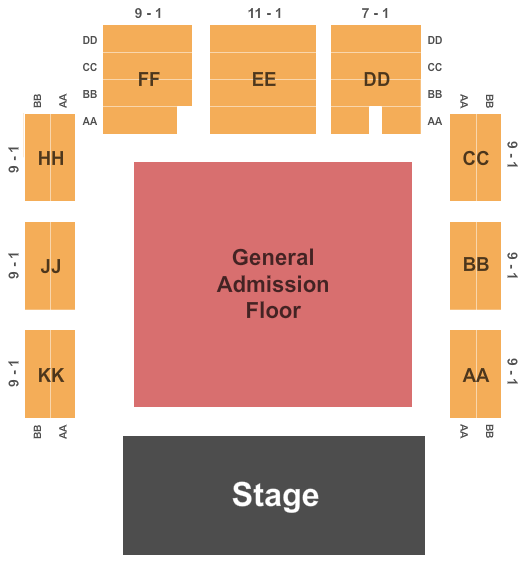 Hippo Campus Roseland Theater Seating Chart