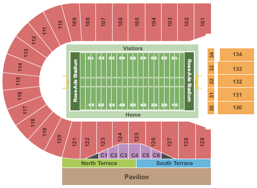 Air Force Academy Football Stadium Seating Chart