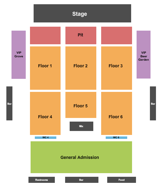 Round Rock Amphitheater Endstage Seating Chart