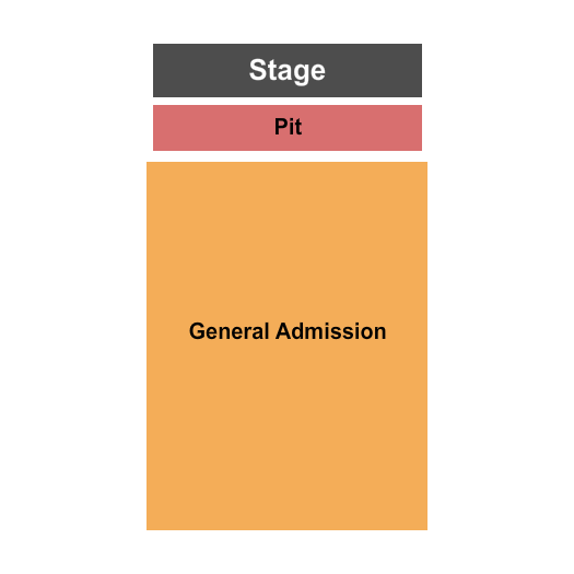 Round Rock Amphitheater Pit & GA Seating Chart