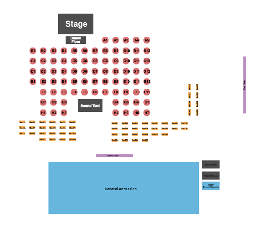 Rowley Memorial Park End Stage Seating Chart